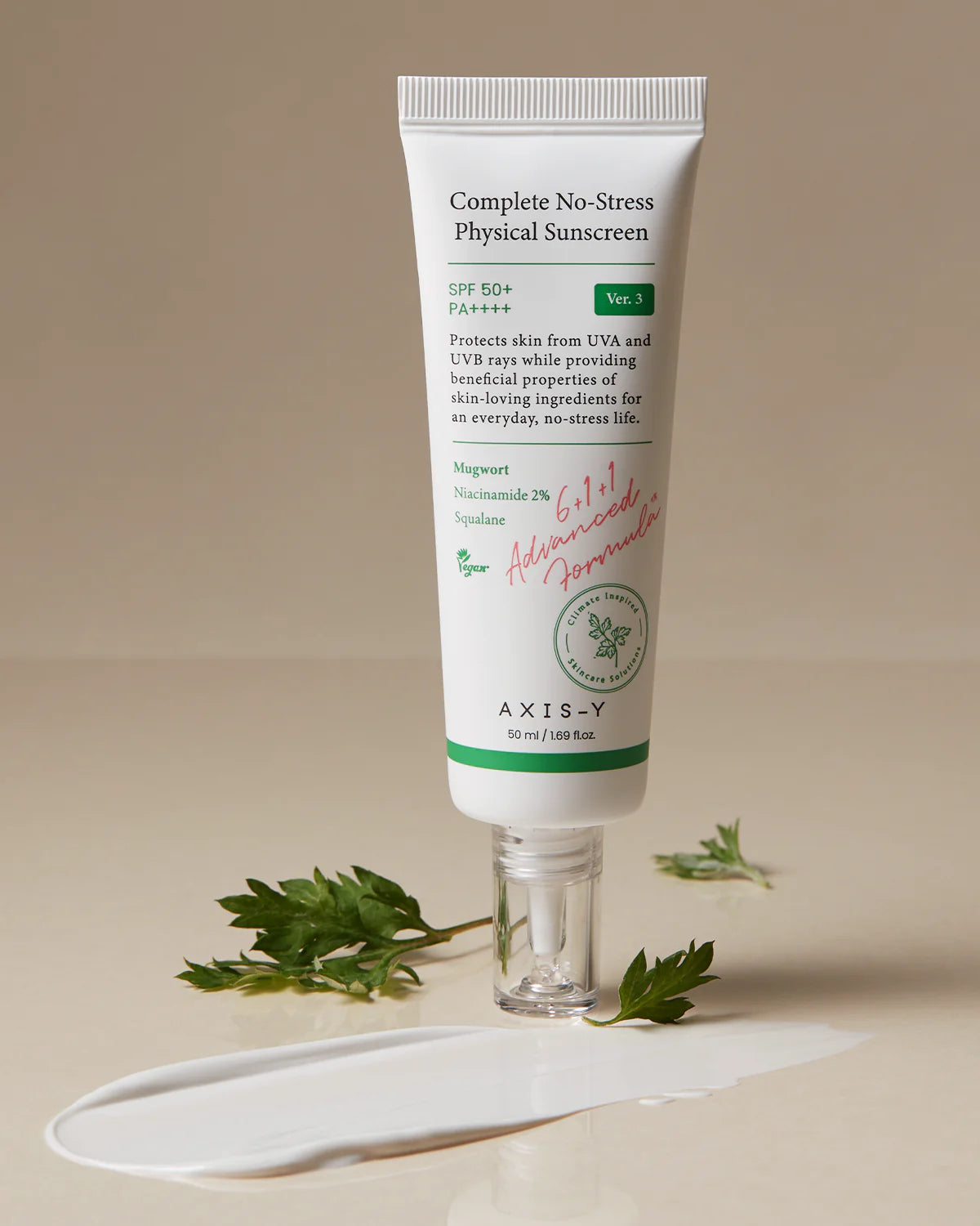 Axis-y Opaľovací krém Complete No-Stress Physical Sunscreen SPF (50 ml)