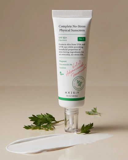 Axis-y Opaľovací krém Complete No-Stress Physical Sunscreen SPF (50 ml)